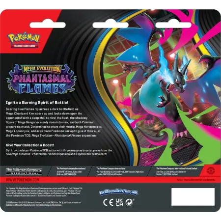 Pokemon TCG: Mega Evolution - Phantasmal Flames - 3-Pack Blister - Sneasel